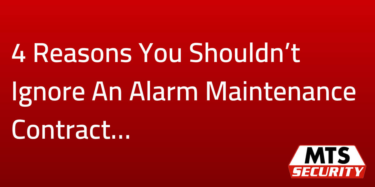 alarm maintenance contract